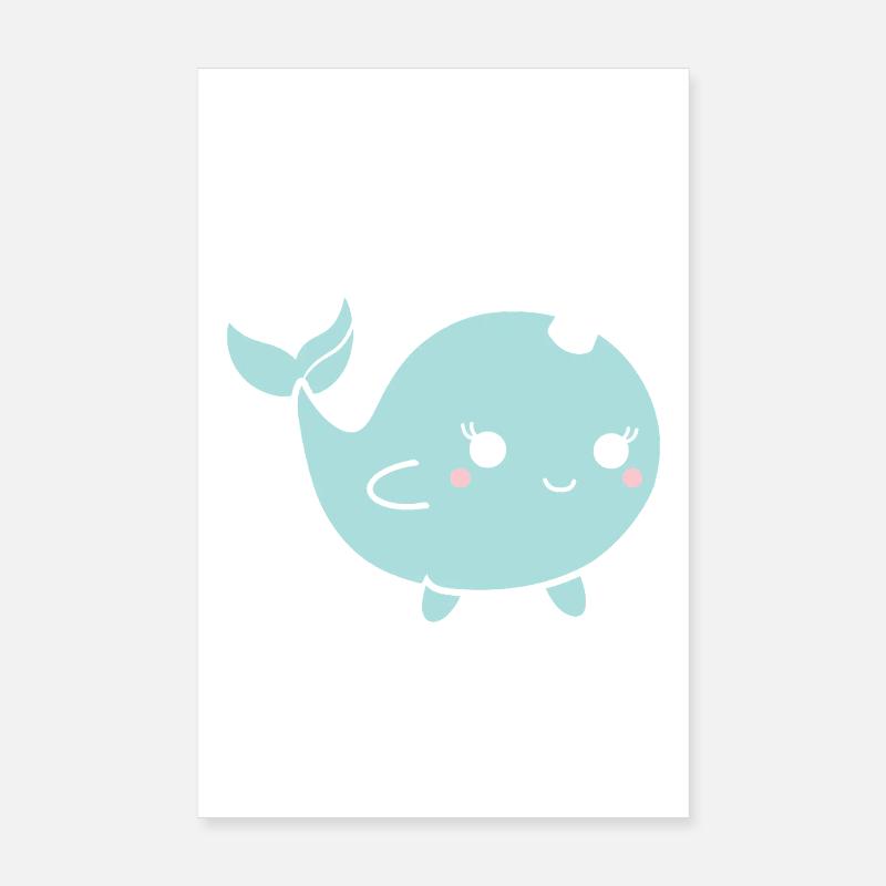 Narwal Poster 20x30 cm