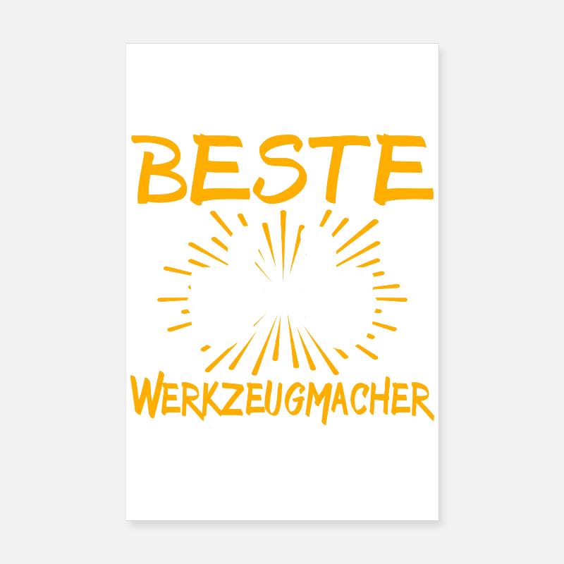 Toolmaker Gift Idea Poster 8" x 12" (20x30 cm)