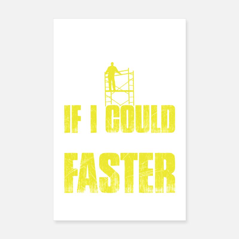  Scaffolder Trade Worker Construction Scaffolding Poster 8" x 12" (20x30 cm)