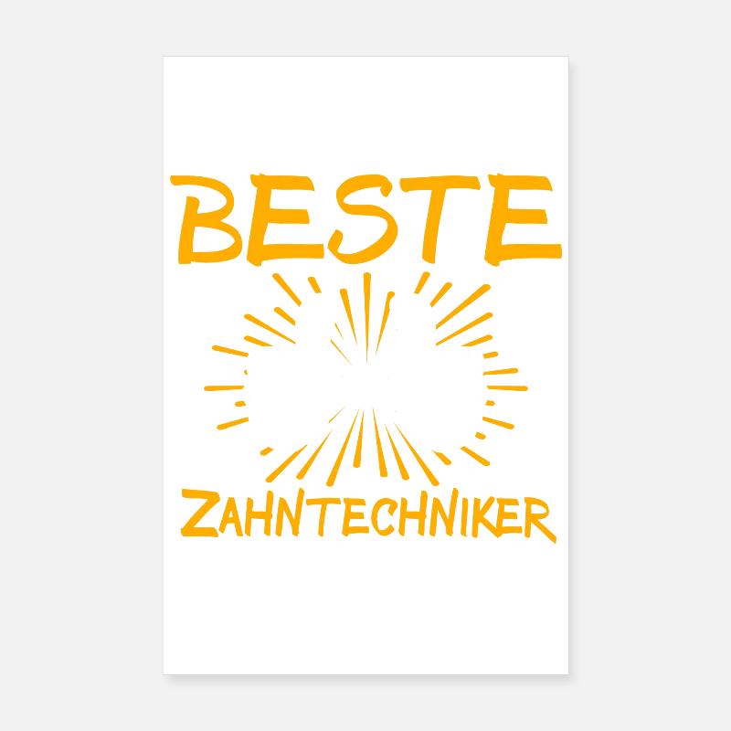 Dental technician gift idea Poster 8" x 12" (20x30 cm)