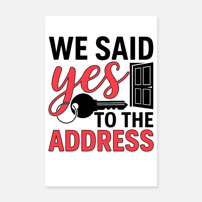 Nous avons accepté l’adresse Poster 20 x 30 cm