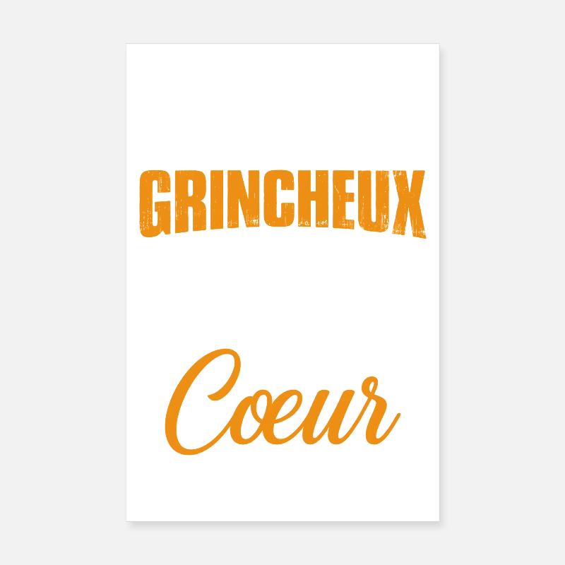 Funny Grumpy Bear Gift Poster 8" x 12" (20x30 cm)
