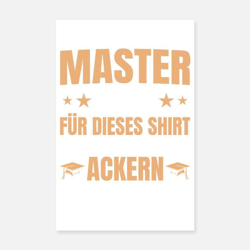 Master 2026 Lange Ackern - Master's Title Poster 8" x 12" (20x30 cm)