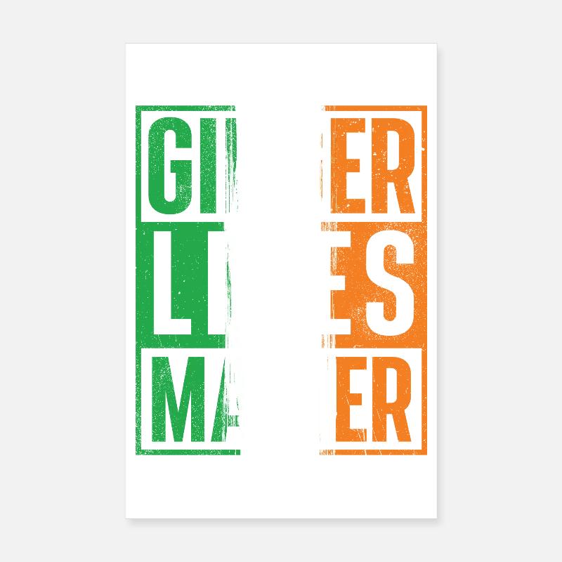 Ginger Lives Matter St Patrick’s St. Paddys Poster 20 x 30 cm