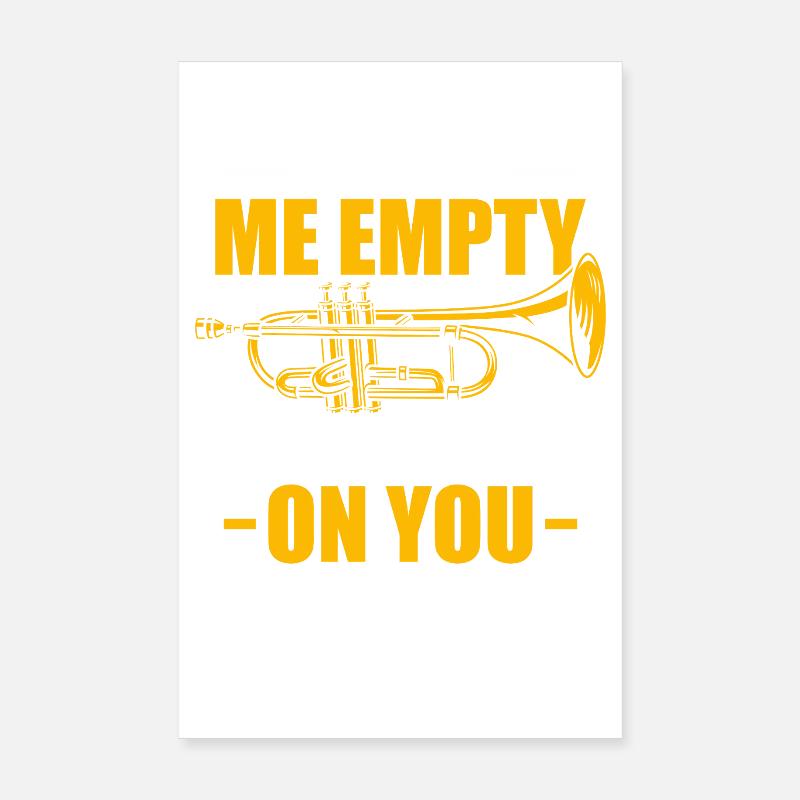 Ne me fais pas vide de trompettiste Poster 20 x 30 cm