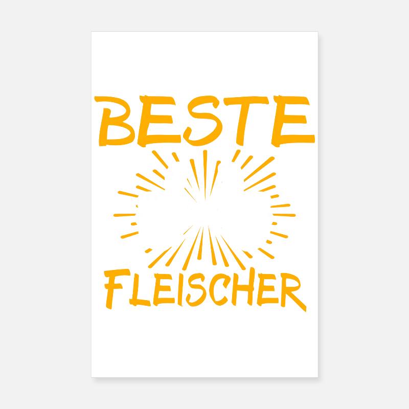 Butcher Gift Idea Poster 8" x 12" (20x30 cm)