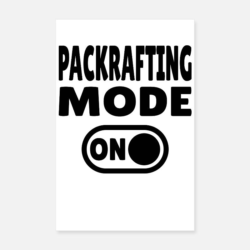 Mode Packrafting ACTIVÉ – Aventure sur terre et sur l’eau Poster 20 x 30 cm
