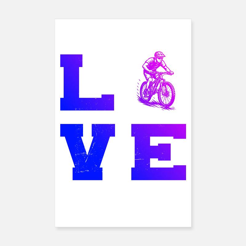 Déclaration directe sur le VTT Poster 20 x 30 cm