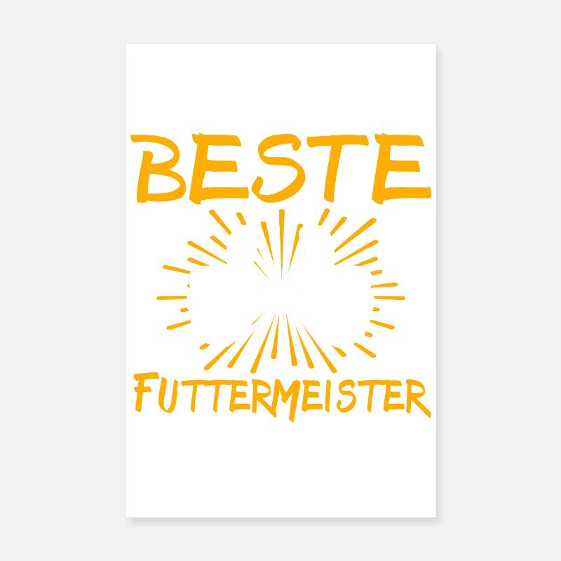 Futtermeister Gift Idea Poster 8" x 12" (20x30 cm)