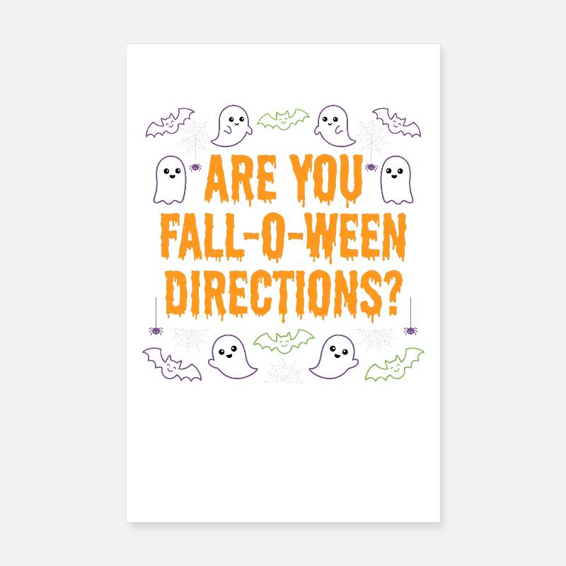 Bist du ein Herbst-O-Ween-Anleitungslehrer? Hallow Poster 20x30 cm
