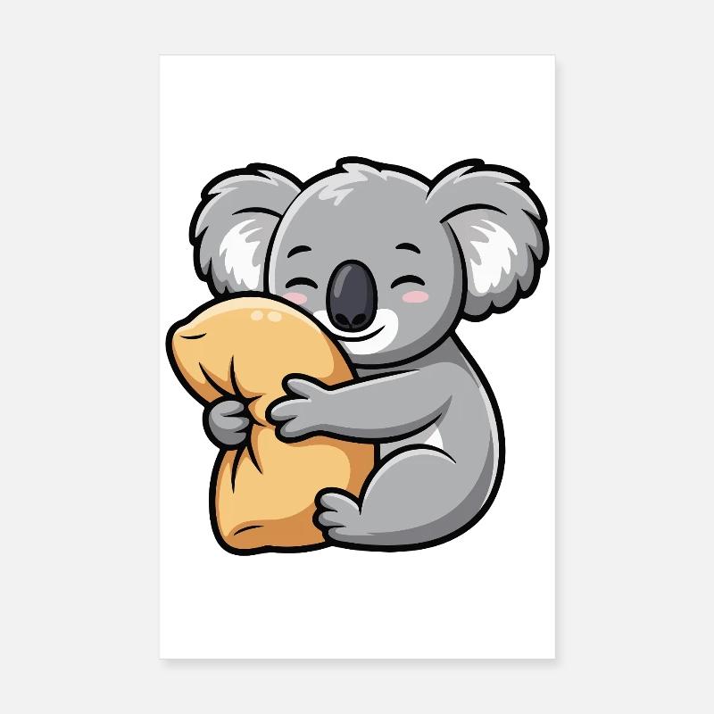 Câlin Koala Poster 20 x 30 cm