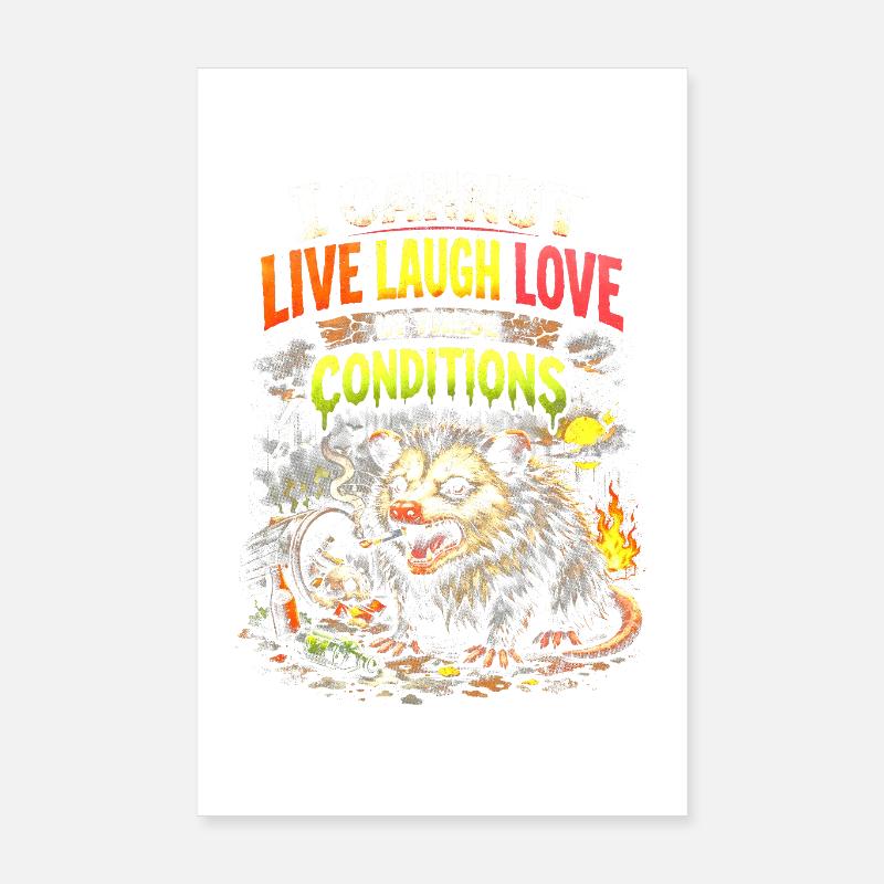 Rat du Chaos dans ces conditions Poster 20 x 30 cm