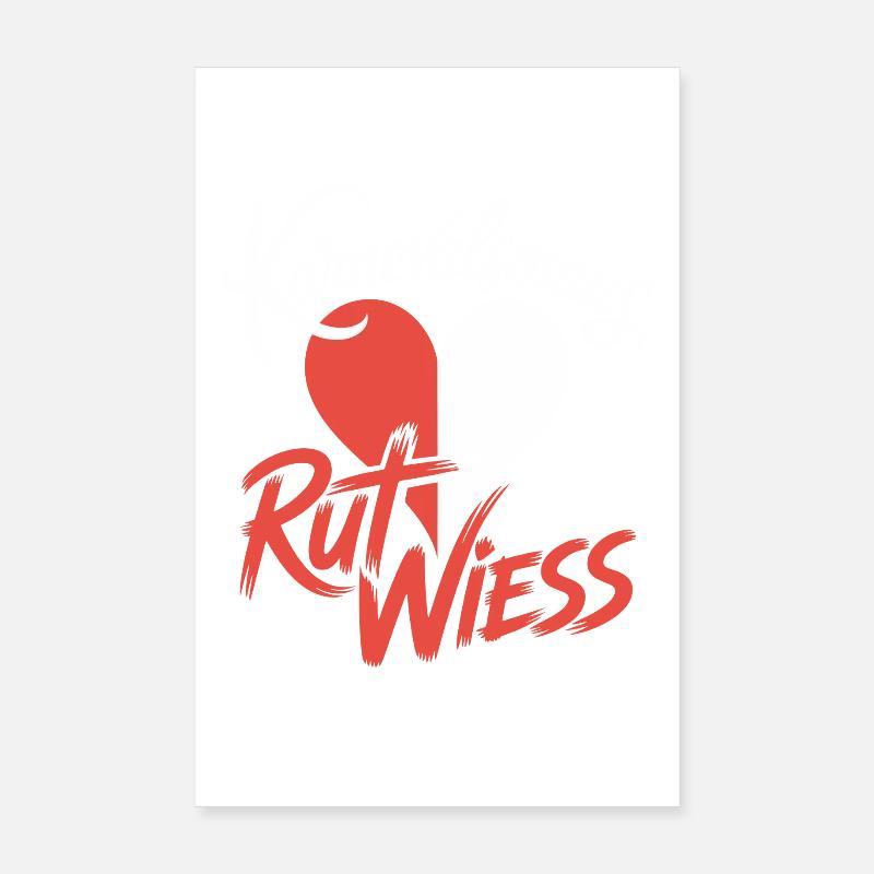 Karnevalsmaus Rut Wiess Köln Kölner Karneval Maus Poster 20x30 cm