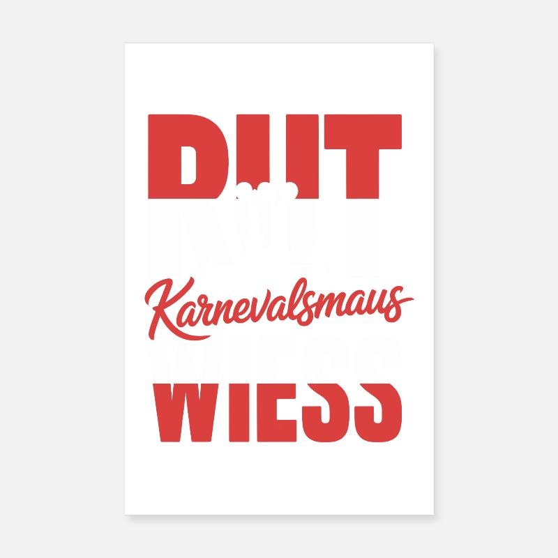 Souris de Carnaval, Rut, Wiess, Cologne, Cologne, Souris de Carnaval, Poster 20 x 30 cm