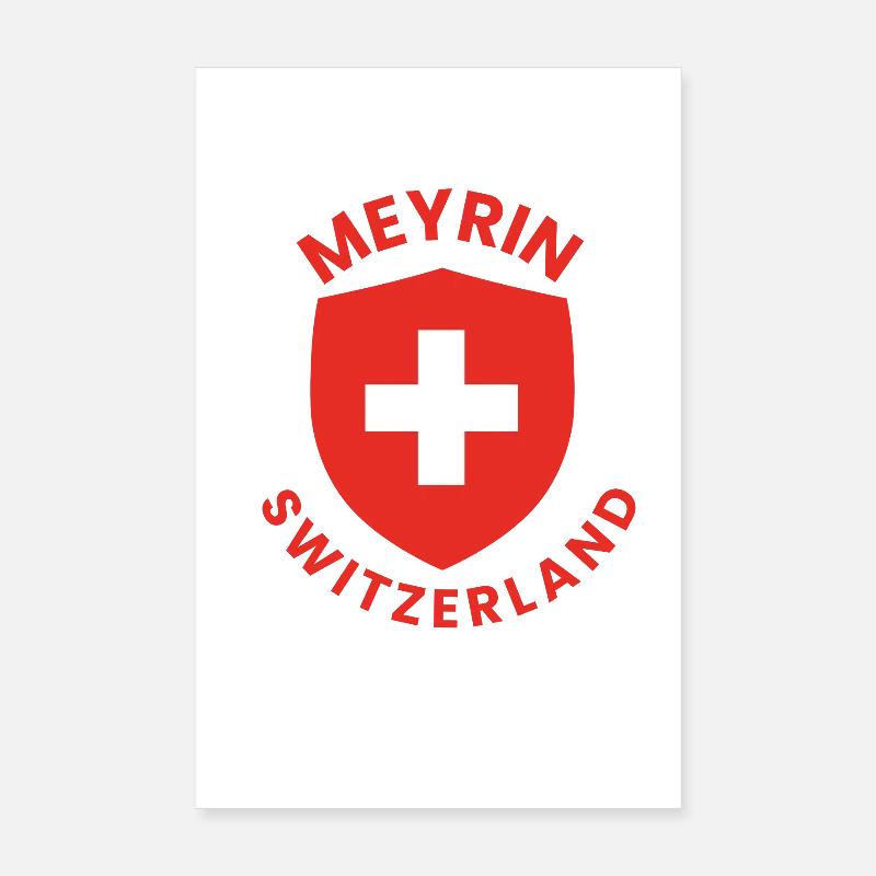 Bouclier Meyrin Schweiz Poster 20 x 30 cm