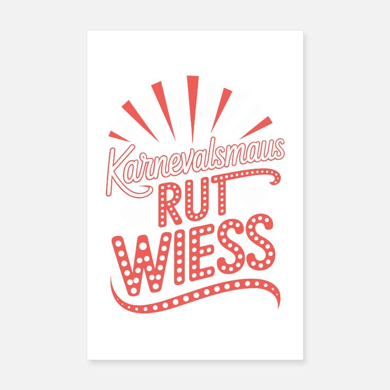Souris de Carnaval, Rut, Wiess, Cologne, Cologne, Souris de Carnaval, Poster 20 x 30 cm