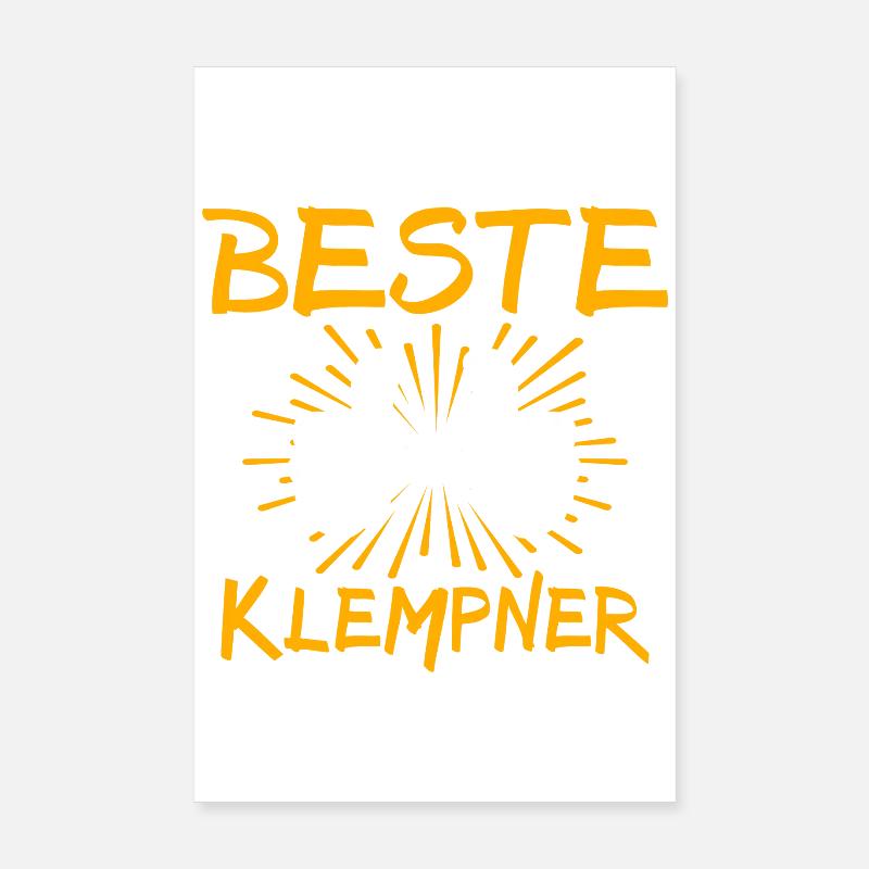 Plumber Gift Idea Poster 8" x 12" (20x30 cm)