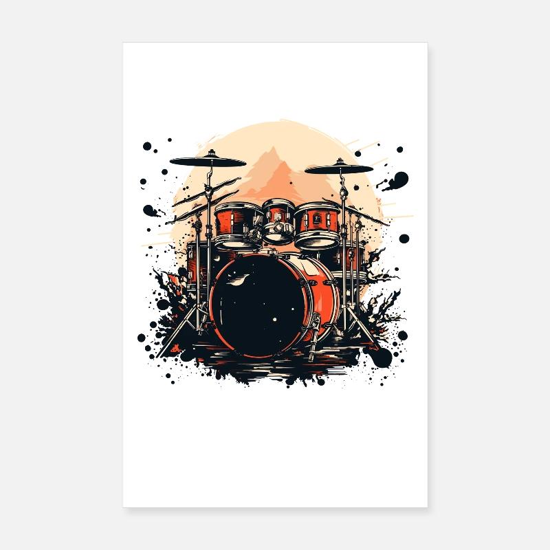 Graphiques de batterie Poster 20 x 30 cm