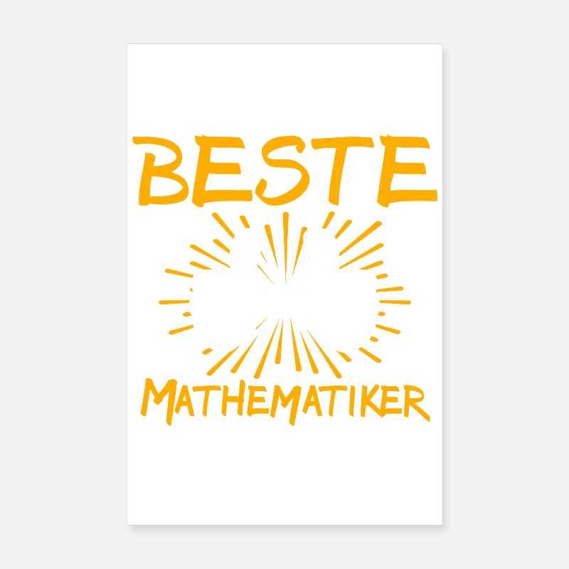 Mathematiker Geschenkidee Poster 20x30 cm