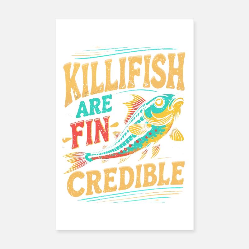 Zahnkarpfen Killfisch Zahnkärpflinge Poster 20x30 cm