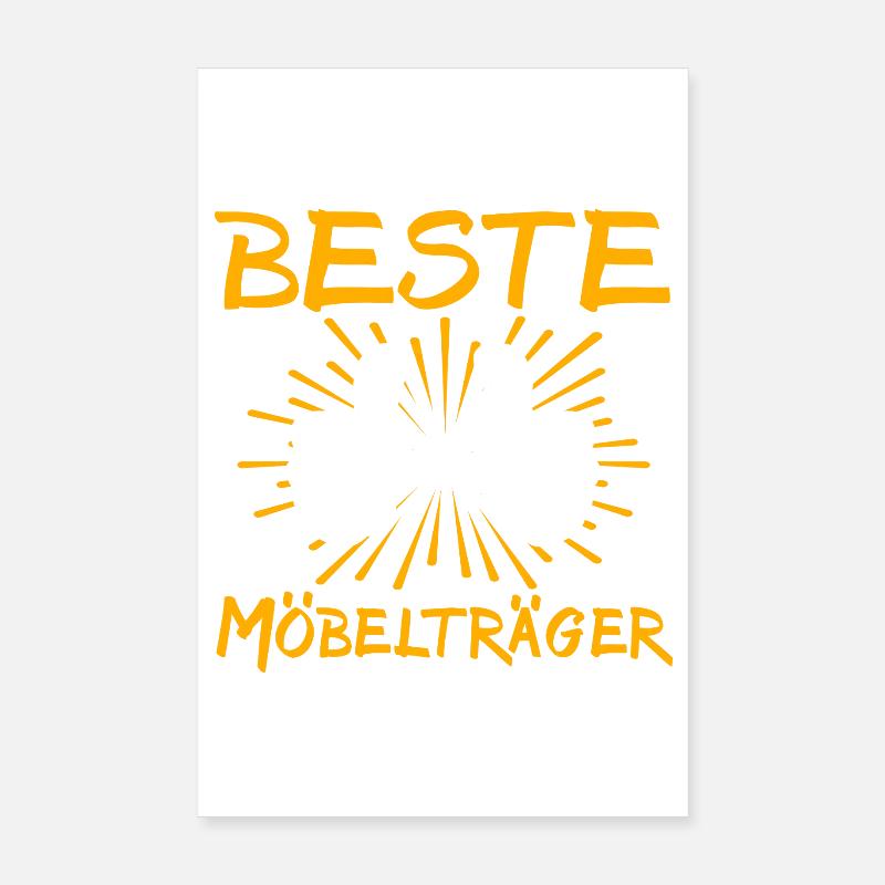 Möbelträger Geschenkidee Poster 20x30 cm