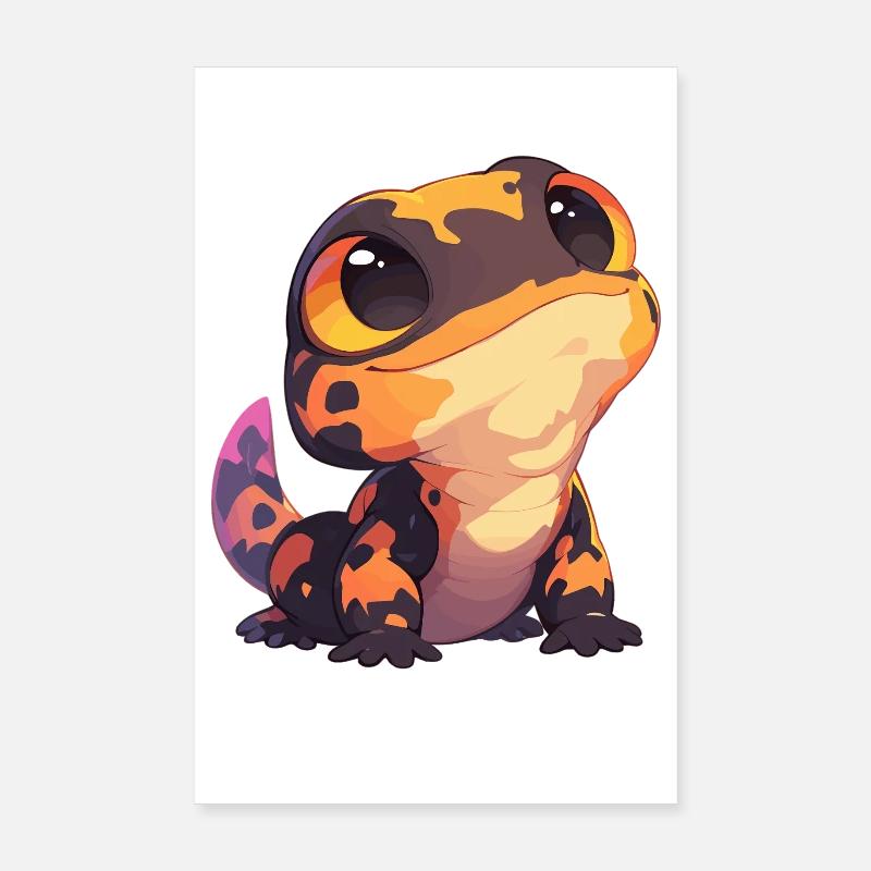 Salamandre de feu Salamandre Poster 20 x 30 cm