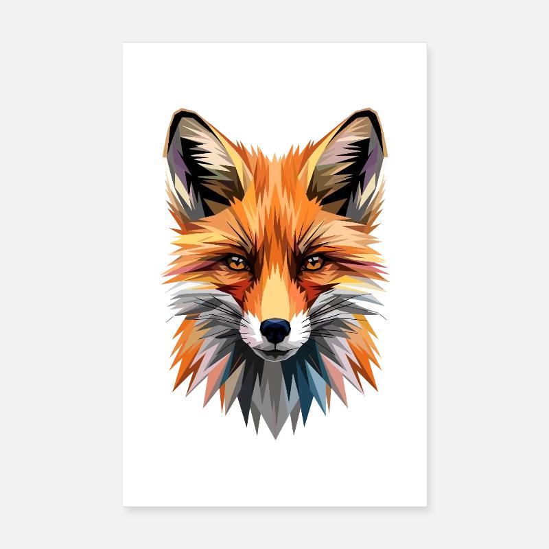 Fox Love Foxes Red Fox Vulpes Little Fox Poster 8" x 12" (20x30 cm)