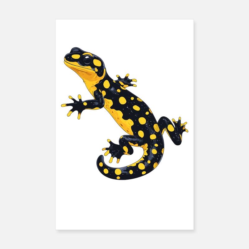Salamandre de feu Salamandre Poster 20 x 30 cm