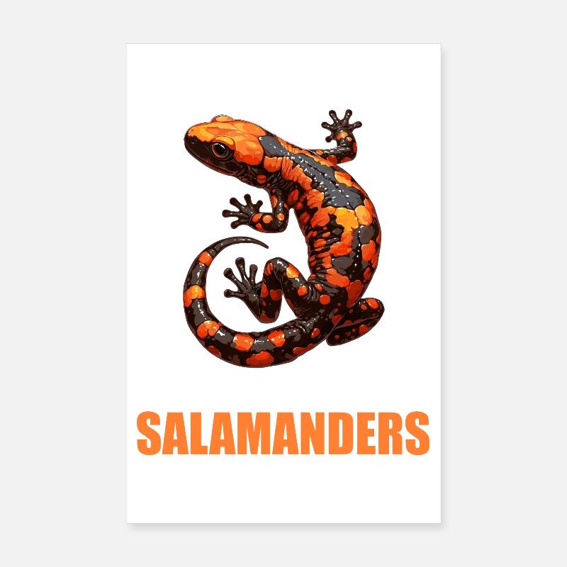 Salamandre de feu Salamandre Poster 20 x 30 cm