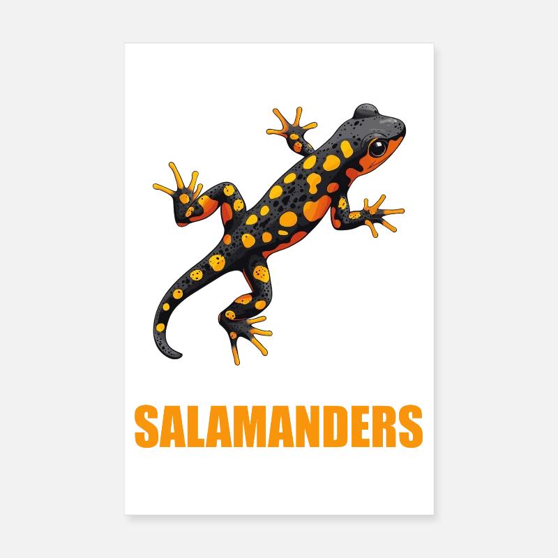 Salamandre de feu Salamandre Poster 20 x 30 cm