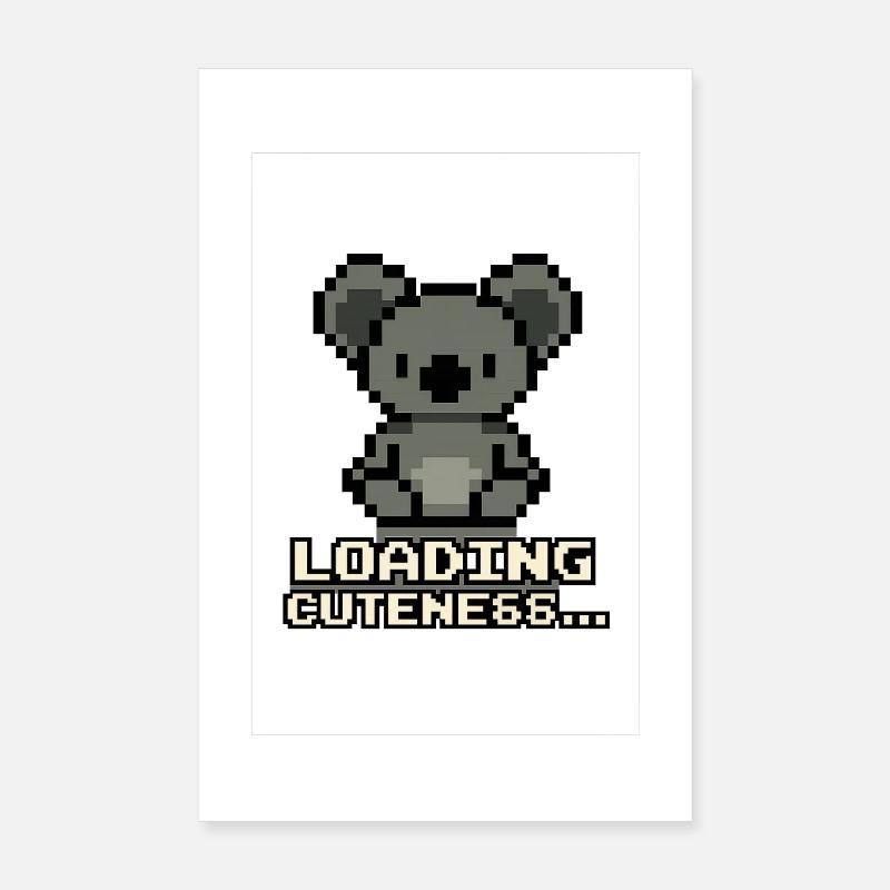 Chargement du Pixel Koala Mignonnerie Poster 20 x 30 cm