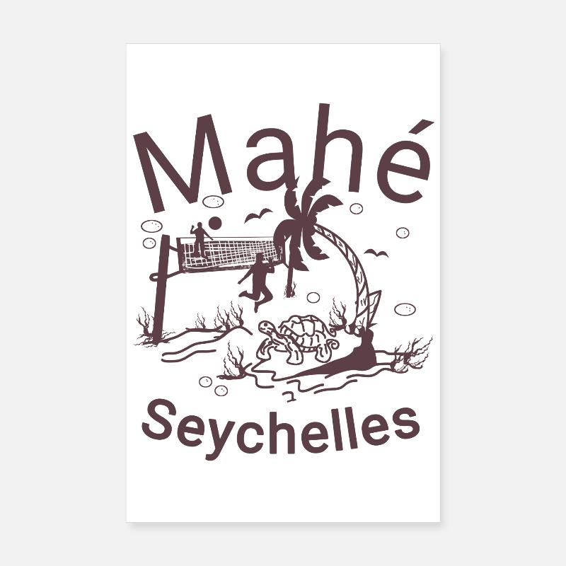 Paradis Mahé Poster 20 x 30 cm