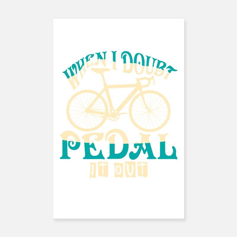 VTT VTT Vélo de Parole Descendance VTT Poster 20 x 30 cm
