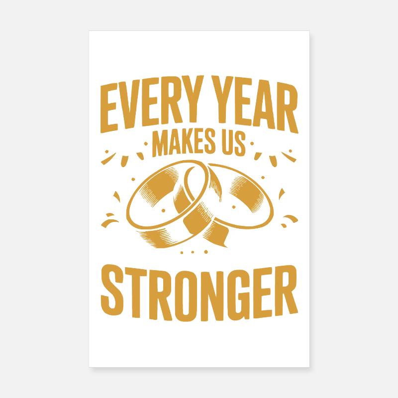 Hochzeitstag des Ehepaares 2026 Ehemann und Ehefrau Poster 20x30 cm
