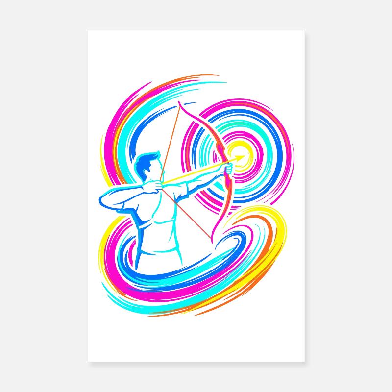 archery Poster 8" x 12" (20x30 cm)