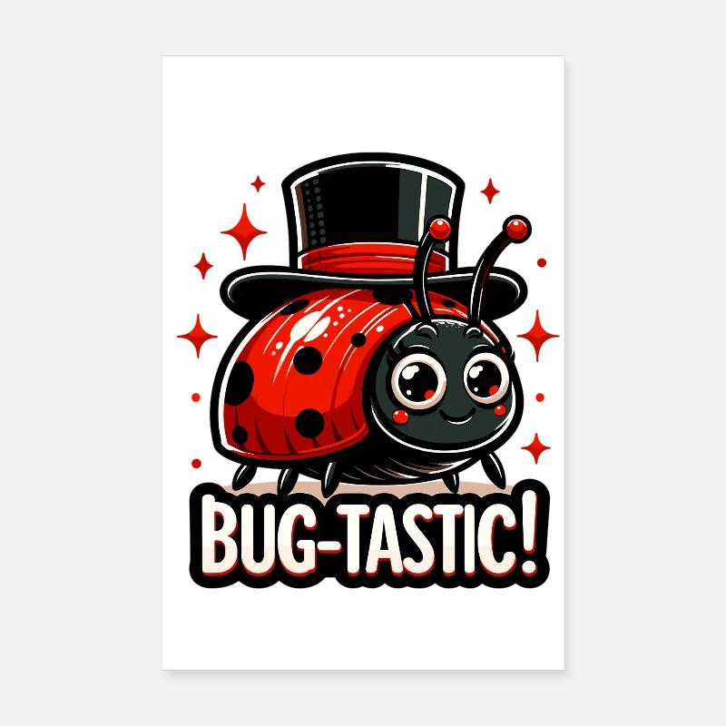 Bug-Tastic: Ladybug Magic Hat Poster 8" x 12" (20x30 cm)