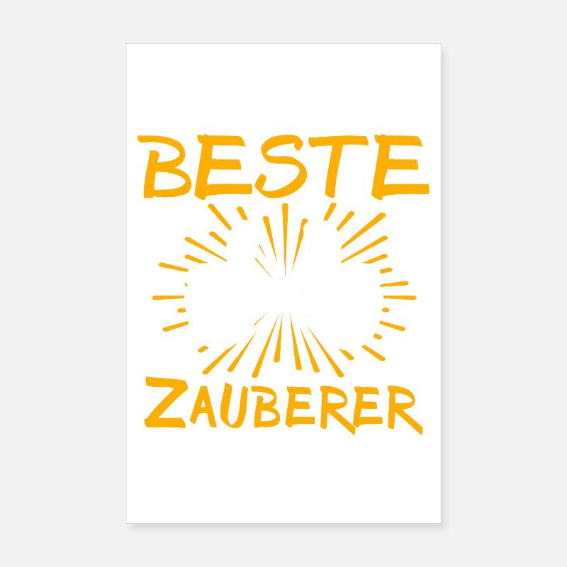 Idée cadeau sorcier Poster 20 x 30 cm