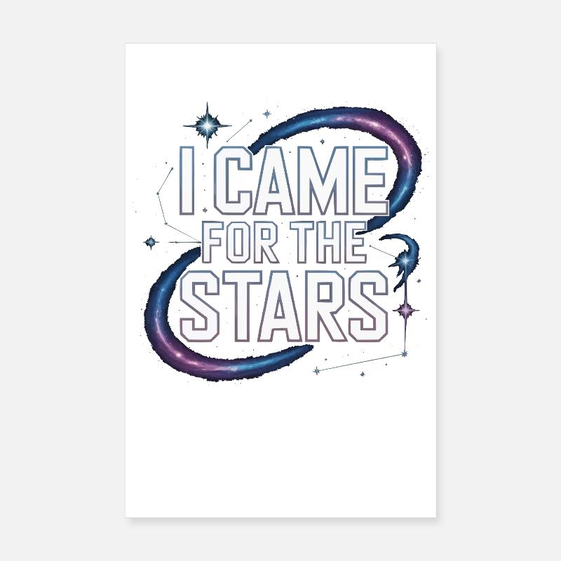Astronomer Galaxy Outerspace Universe Astronomy Poster 8" x 12" (20x30 cm)