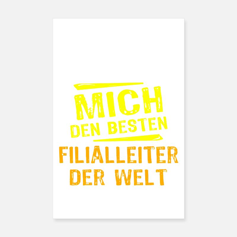 Store Manager Gift Poster 8" x 12" (20x30 cm)