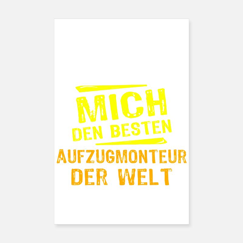 Don de technicien d’ascenseur Poster 20 x 30 cm