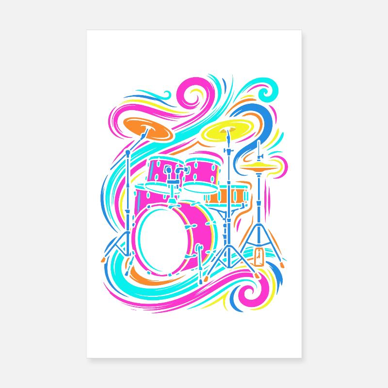 percussion Poster 8" x 12" (20x30 cm)