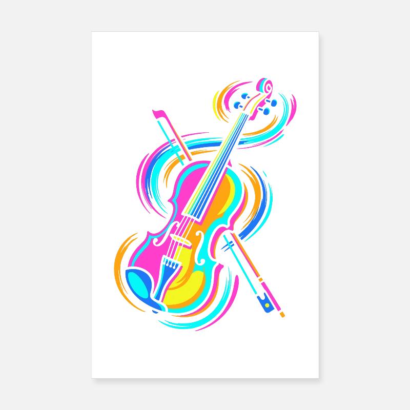 violon Poster 20 x 30 cm