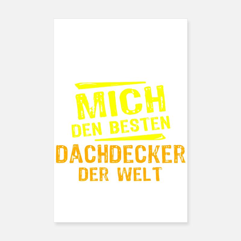 Roofer Gift Poster 8" x 12" (20x30 cm)