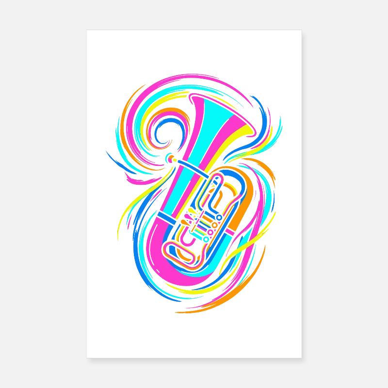 Tuba Poster 20 x 30 cm