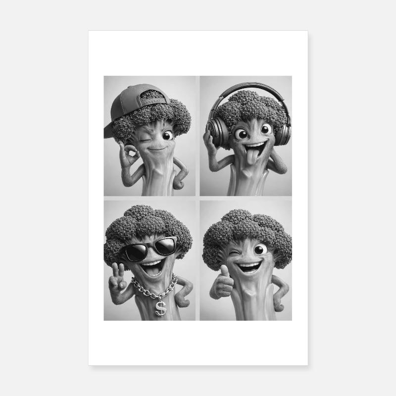 brocoli Poster 20 x 30 cm