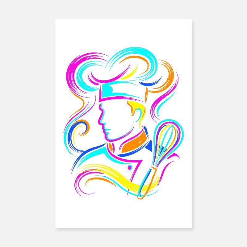 Baker Poster 8" x 12" (20x30 cm)