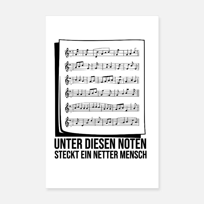 Among these notes is a nice person Poster 8" x 12" (20x30 cm)