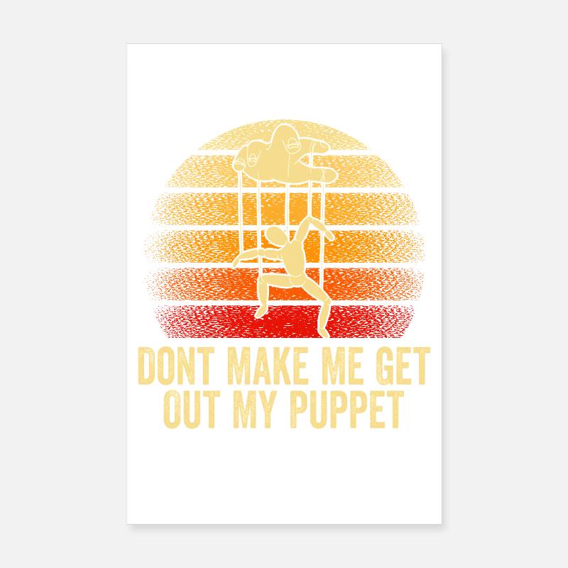 Puppet on Strings Sunset Poster 8" x 12" (20x30 cm)