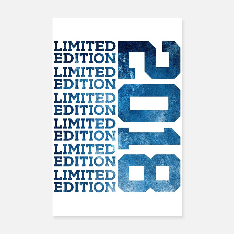 ÉDITION LIMITÉE 2018 8 ANS 8E ANNIVERSAIRE Poster 20 x 30 cm