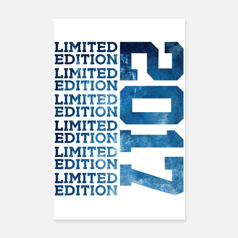 ÉDITION LIMITÉE 2017 9 ANS 9E ANNIVERSAIRE Poster 20 x 30 cm